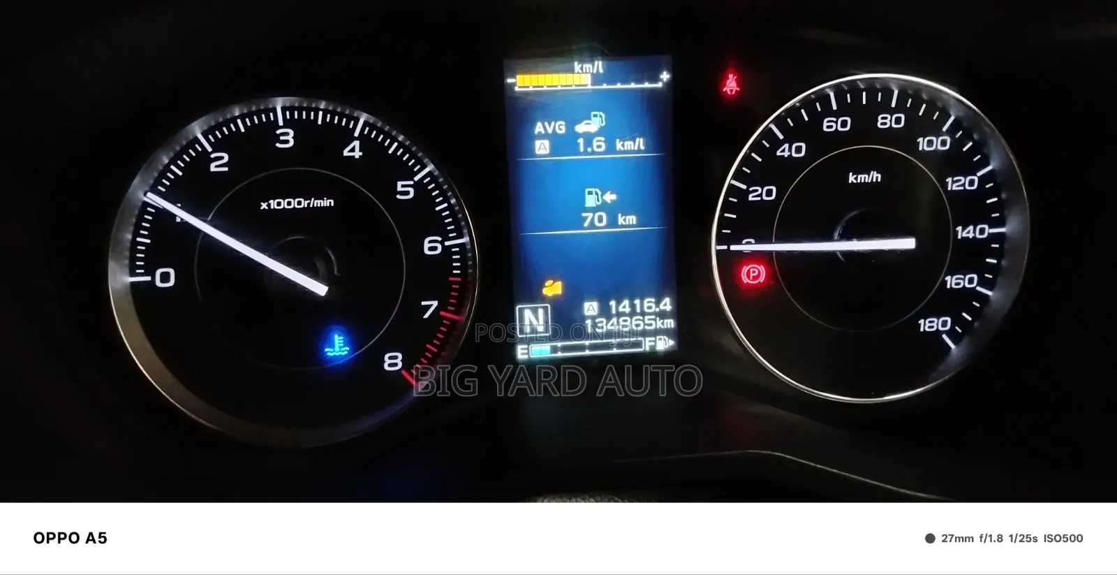 Subaru Impreza 2016 Gray