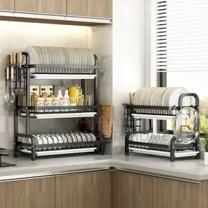 3 Tier High Quality Carbon Steel Dish Rack
