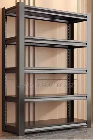 Multipurpose Metallic 5 Unit Vertical Shelving