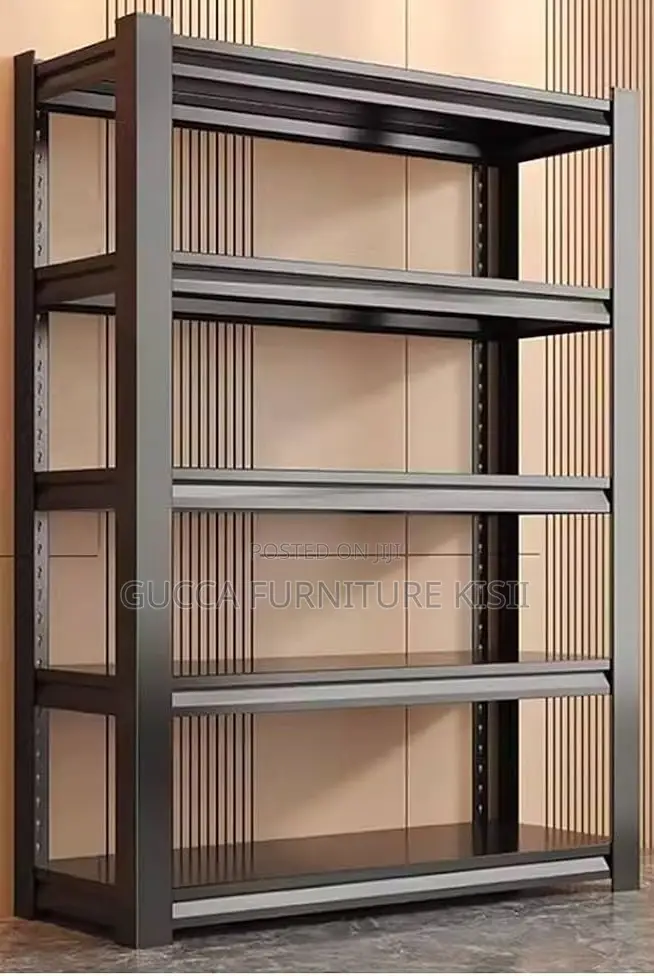 Multipurpose Metallic 5 Unit Vertical Shelving