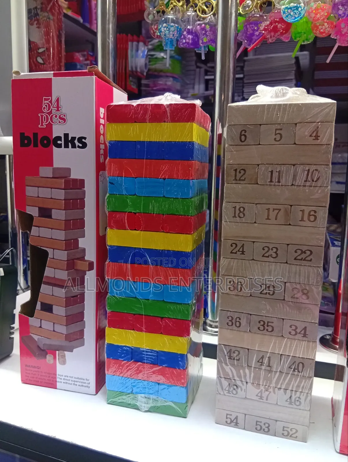 54pcs of Blocks/Jenga Building Blocks Game
