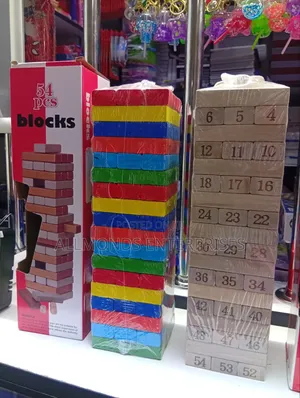 54pcs of Blocks/Jenga Building Blocks Game