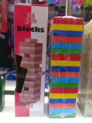 54pcs of Blocks/Jenga Building Blocks Game