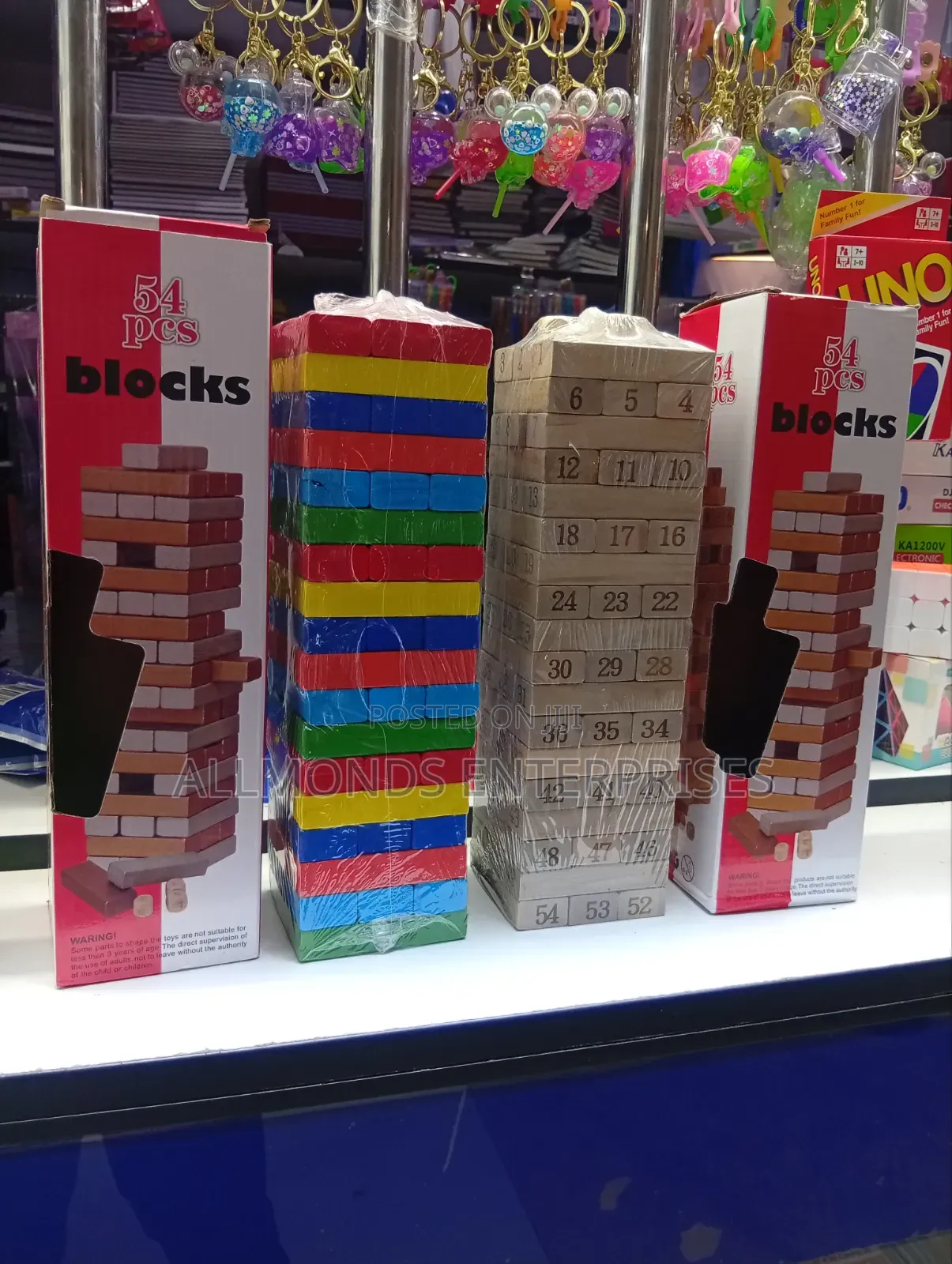 54pcs of Blocks/Jenga Building Blocks Game