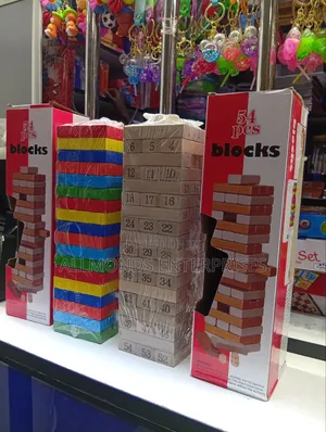 54pcs of Blocks/Jenga Building Blocks Game