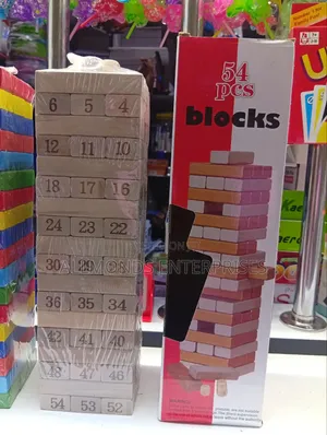 54pcs of Blocks/Jenga Building Blocks Game
