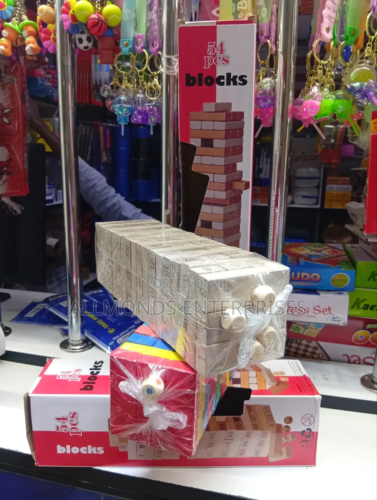 54pcs of Blocks/Jenga Building Blocks Game