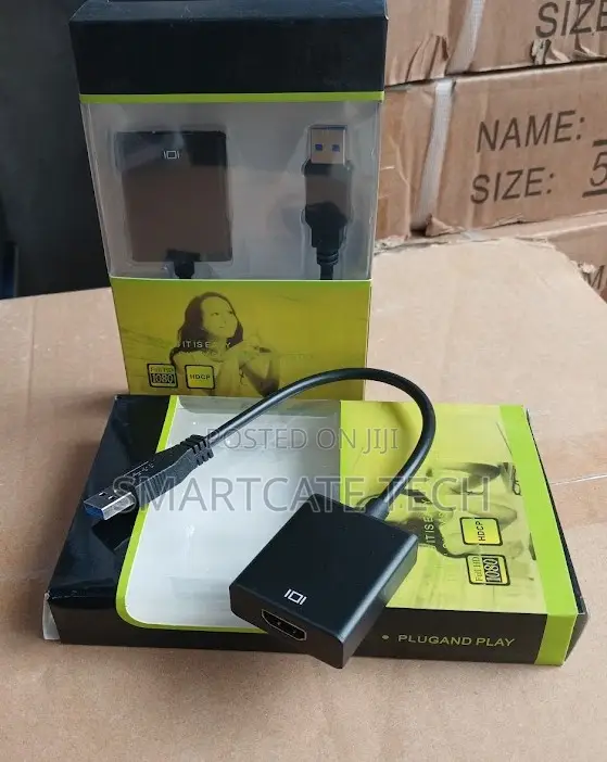 USB to HDMI Adapter Full HD Video and Audio Converter
