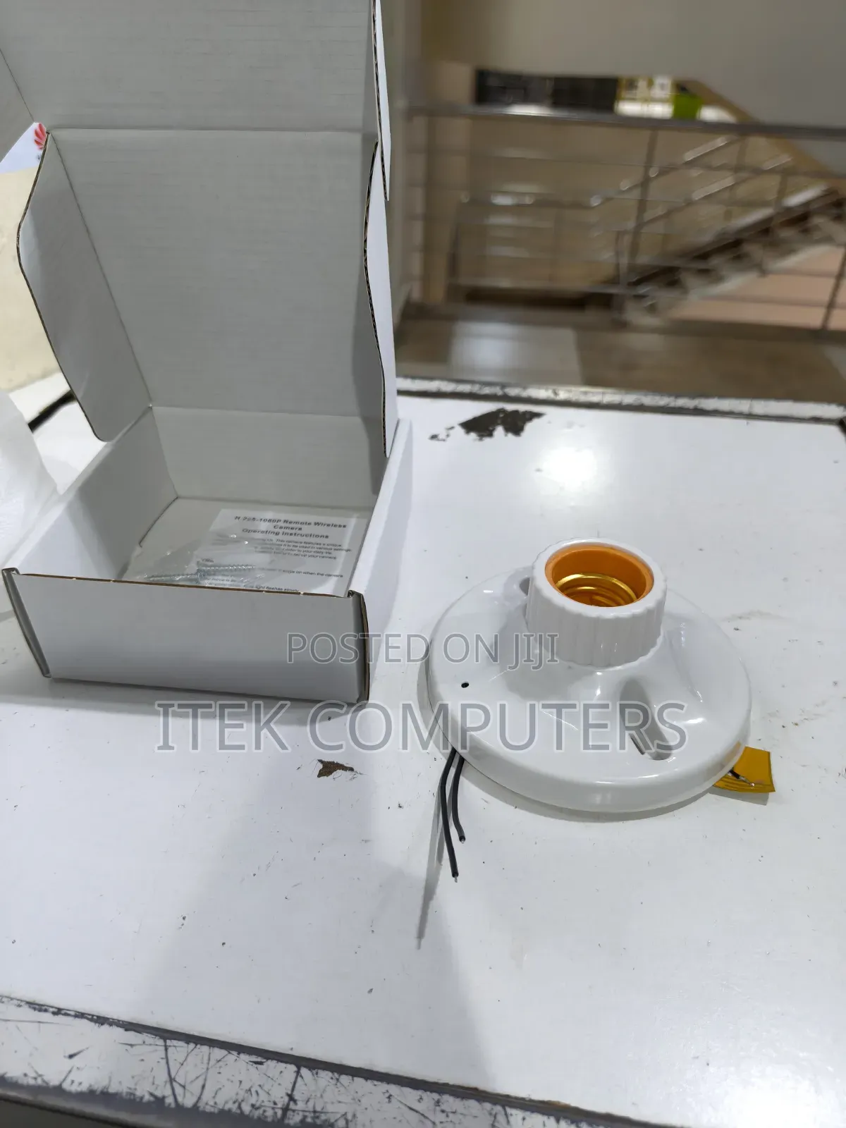 360 Degree Bulb Camera With Motion Detection and Phone Access