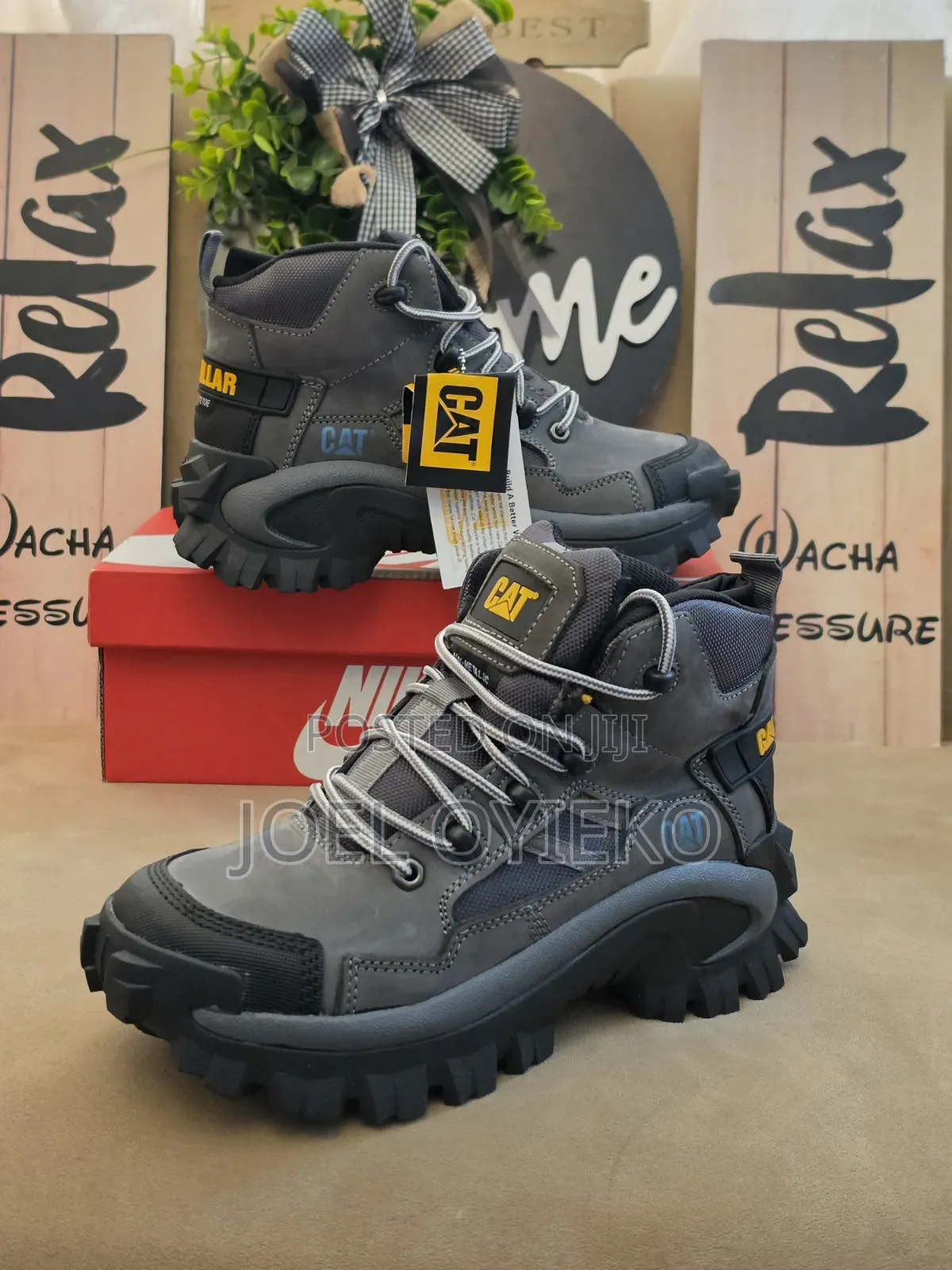Quality CAT Boots With Laces
