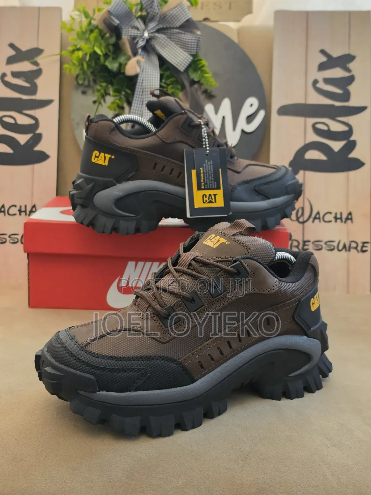 Quality CAT Boots With Laces