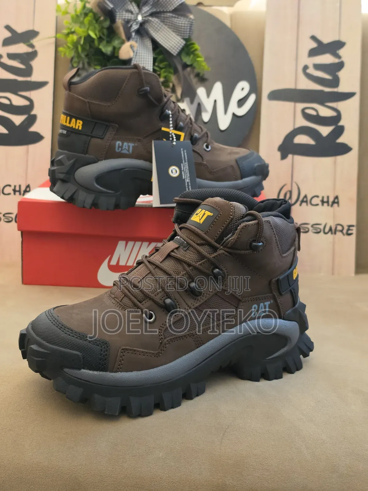 Quality CAT Boots With Laces