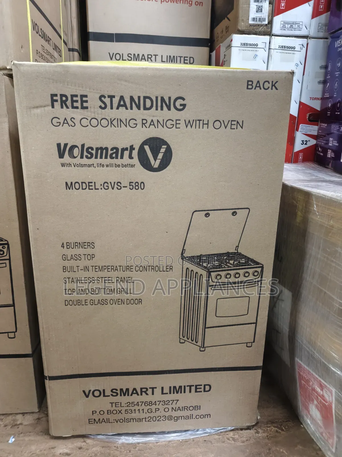 Volsmart 50*55 Standing Cooker