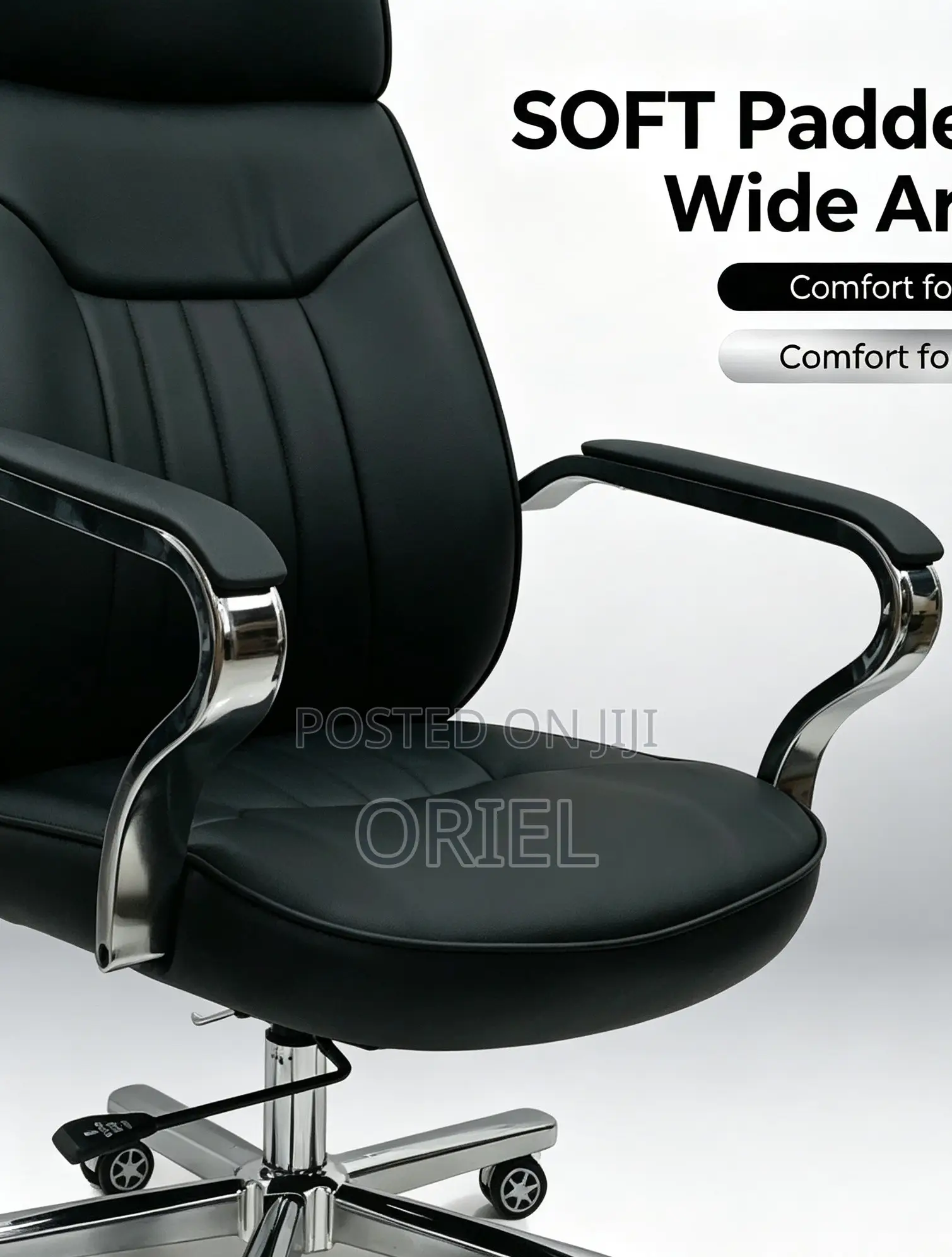 Modern Executive Leather Office Chair – Premium Ergonomic Desk Seat