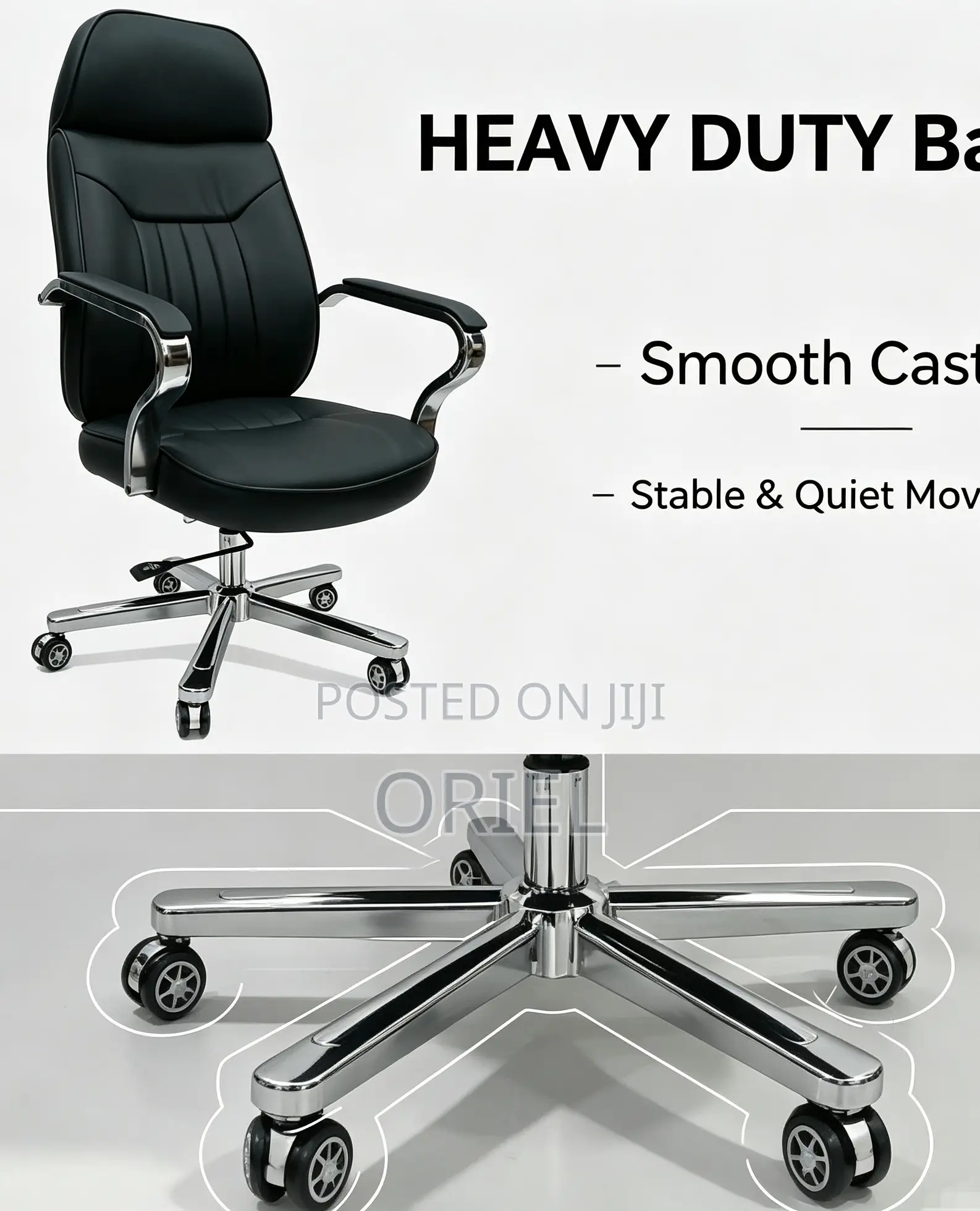 Modern Executive Leather Office Chair – Premium Ergonomic Desk Seat