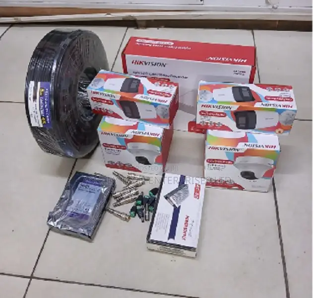 Hikvision 4CH Easy Install HD CCTV Kit With 2-Way Audio