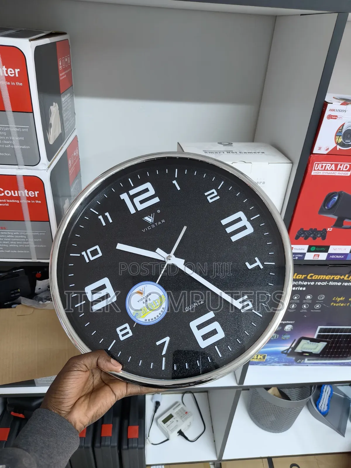 Wireless Wall Clock Security Camera for Indoor Surveillance
