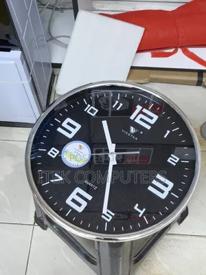 Digital Wall Clock Wireless CCTV Camera for Indoor Security Use