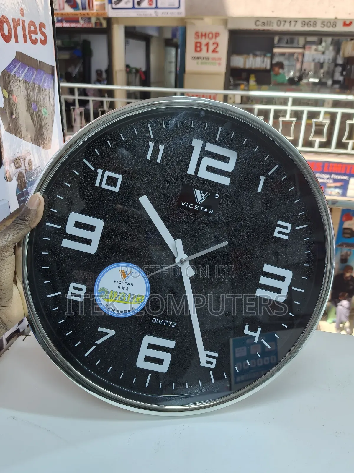 Wireless Wall Clock Camera for Home Office and Shop Monitoring