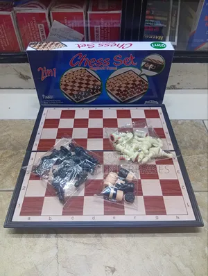 2 in 1 Chess Set Magnetic Game (Chess Chekers)
