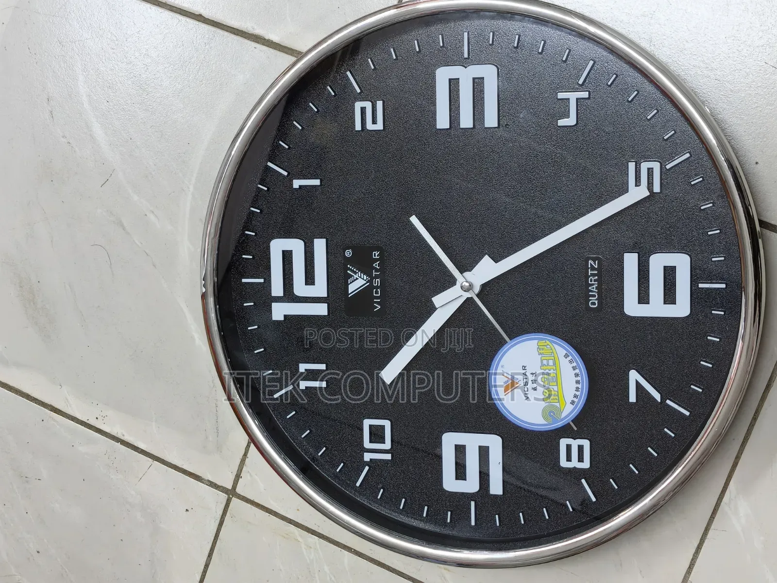 Wall Clock CCTV With Wireless Connection and Remote Phone Viewing