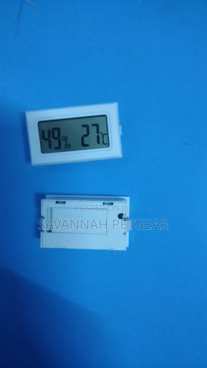 White Mini Digital LCD Thermometer Hygrometers- Temperature Humidity