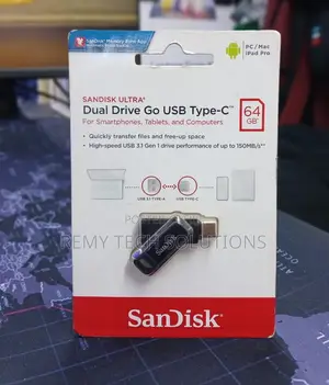 SanDisk Ultra 64GB Dual Drive Go USB Type-C Flash Drive