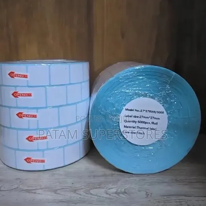 Thermal Label Sticker 27*27 5000pcs