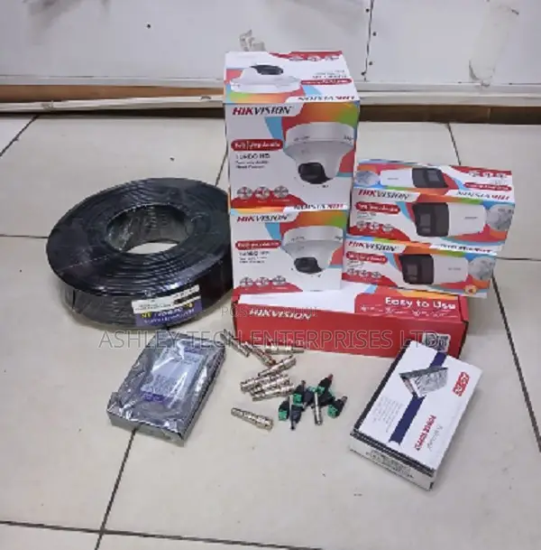 Hikvision 4CH CCTV System With HD Video 2-Way Audio