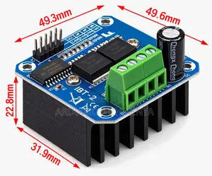 BTS7960 43A High-Power Motor Driver Module