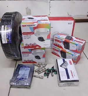 Hikvision 4CH Security Camera Kit With HD Audio Communication