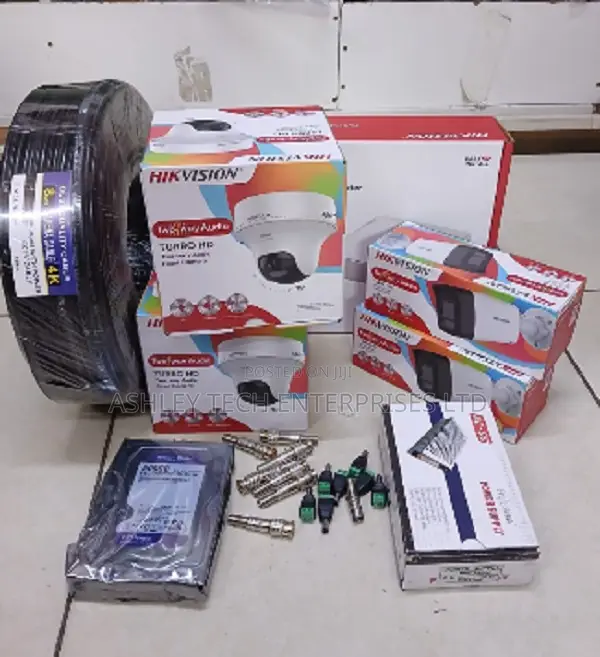 Hikvision 4CH Security Camera Kit With HD Audio Communication