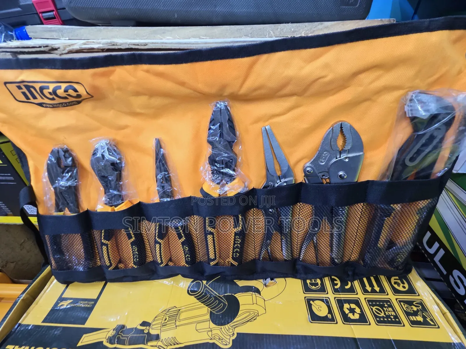 INGCO COS23036 7-Piece Heavy Duty Pliers Set