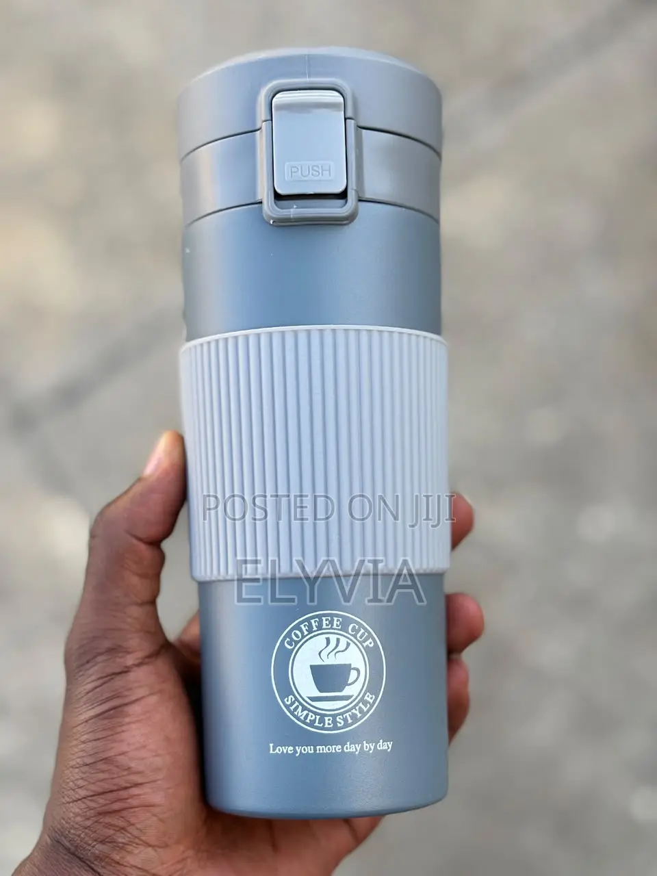 Grey 500ml Coffee Cup