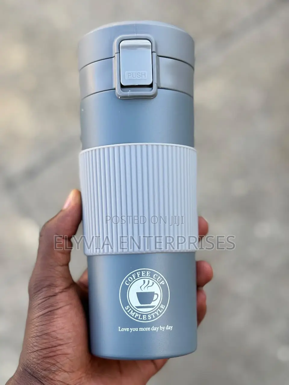 Grey 500ml Coffee Cup