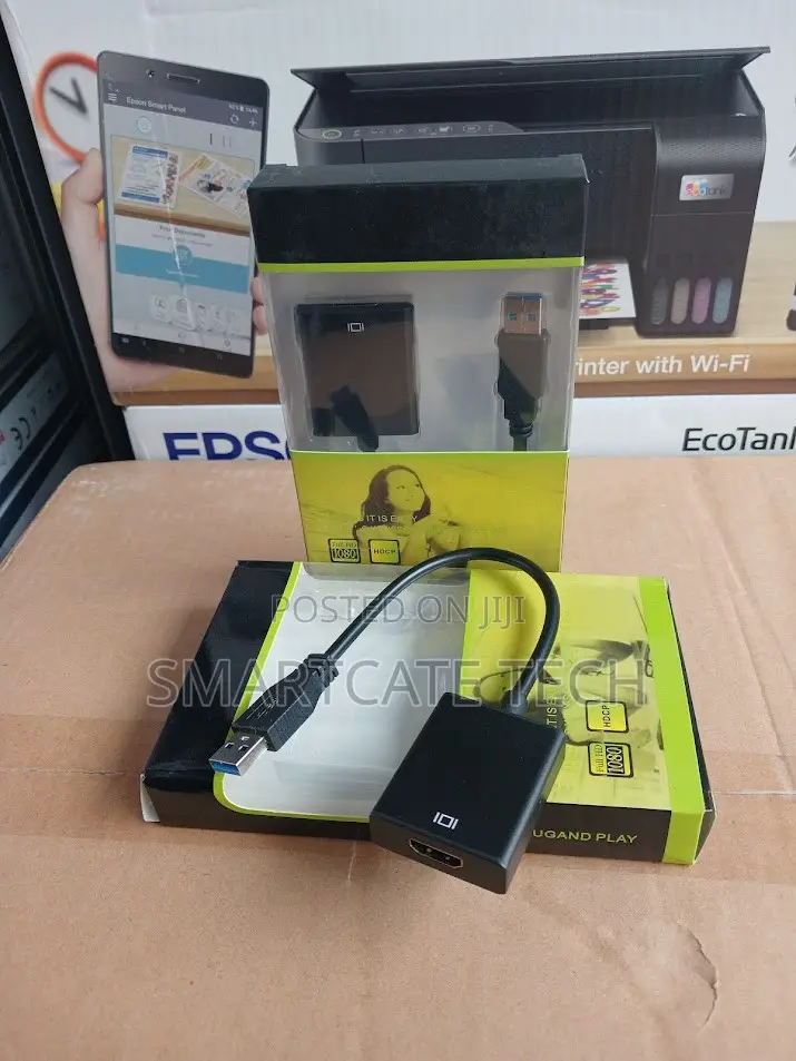 USB to HDMI Converter for Clear HD Audio Video Display