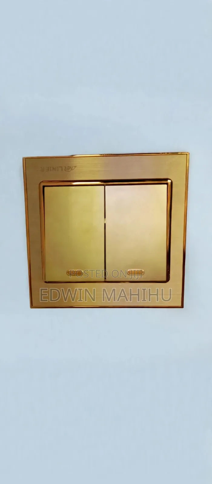 Executive 2gang 2way Switch(gold)