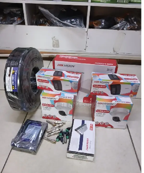 Hikvision 4 Camera HD Security System With Two-Way Voice