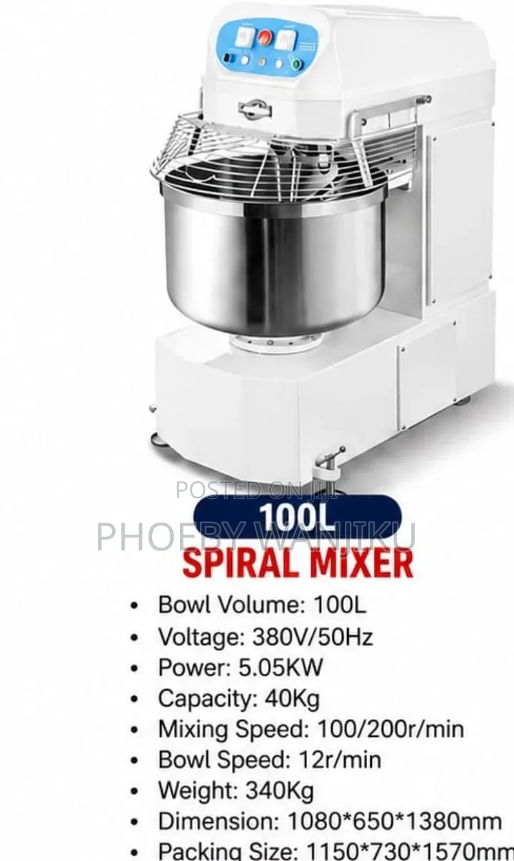 Premier Spiral Mixer 100L