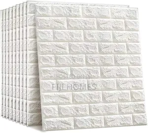 3D Brick Texture Foam Wall Panels | Peel Stick | 50x55cm