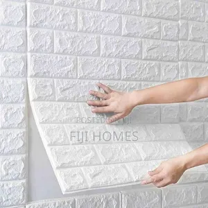 3D Brick Texture Foam Wall Panels | Peel Stick | 50x55cm