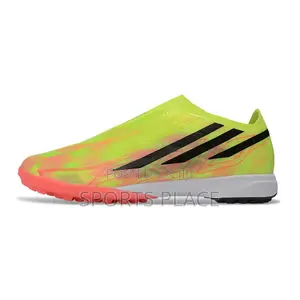 Adidas F50 Hyperfast - Yellow Orange Laceless Turf Shoes