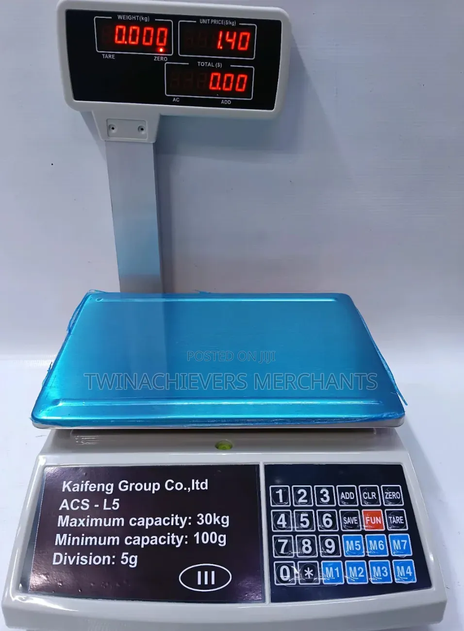 30kgs Heavy Duty Commercial Digital Weighing Scale (L5)
