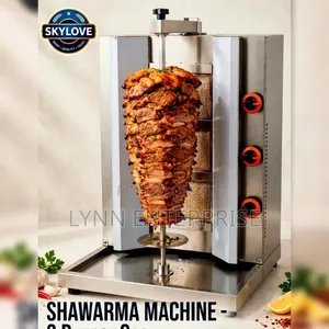 3 Burner Gas Shawarma Machine