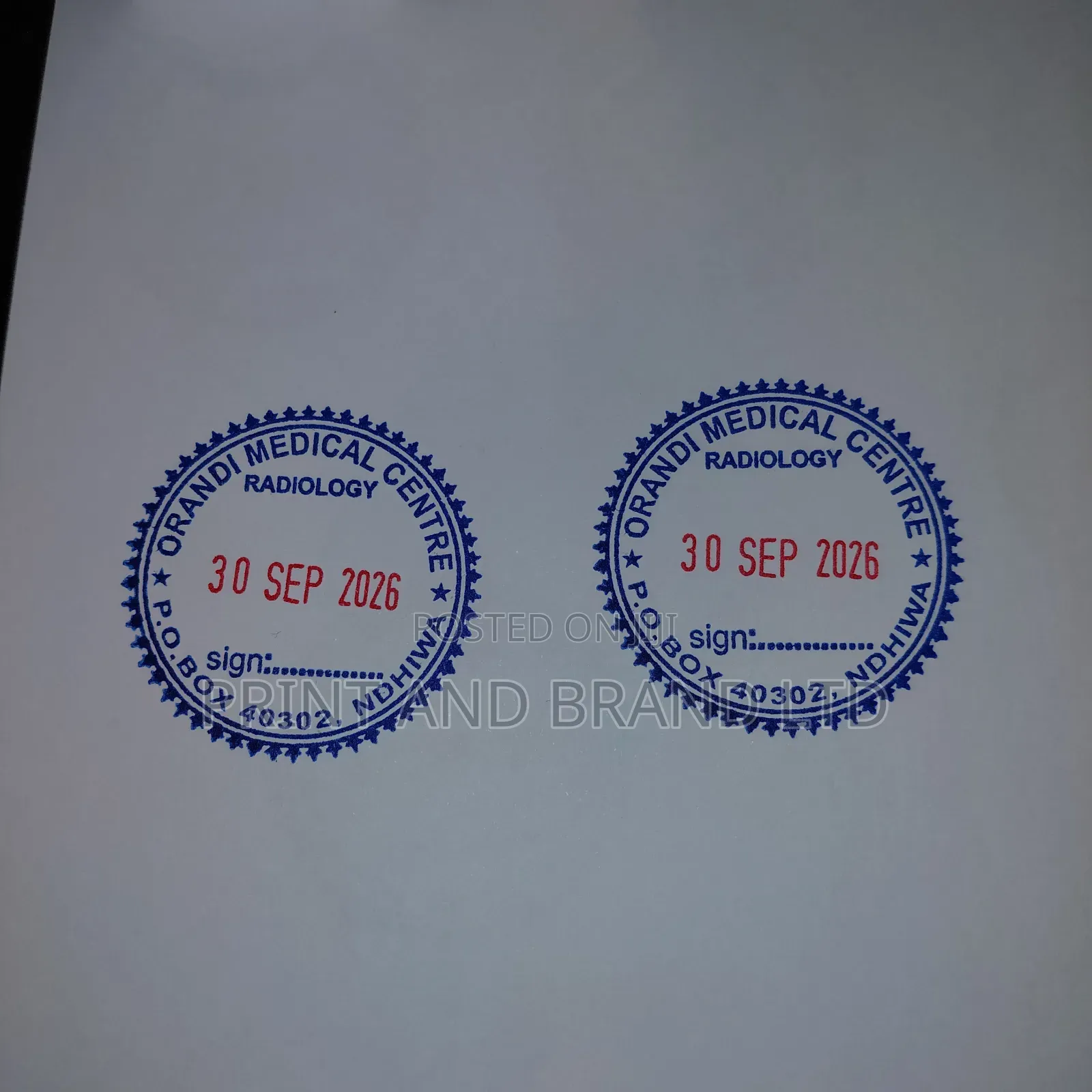 CUSTOM RUBBER STAMPS – FROM
