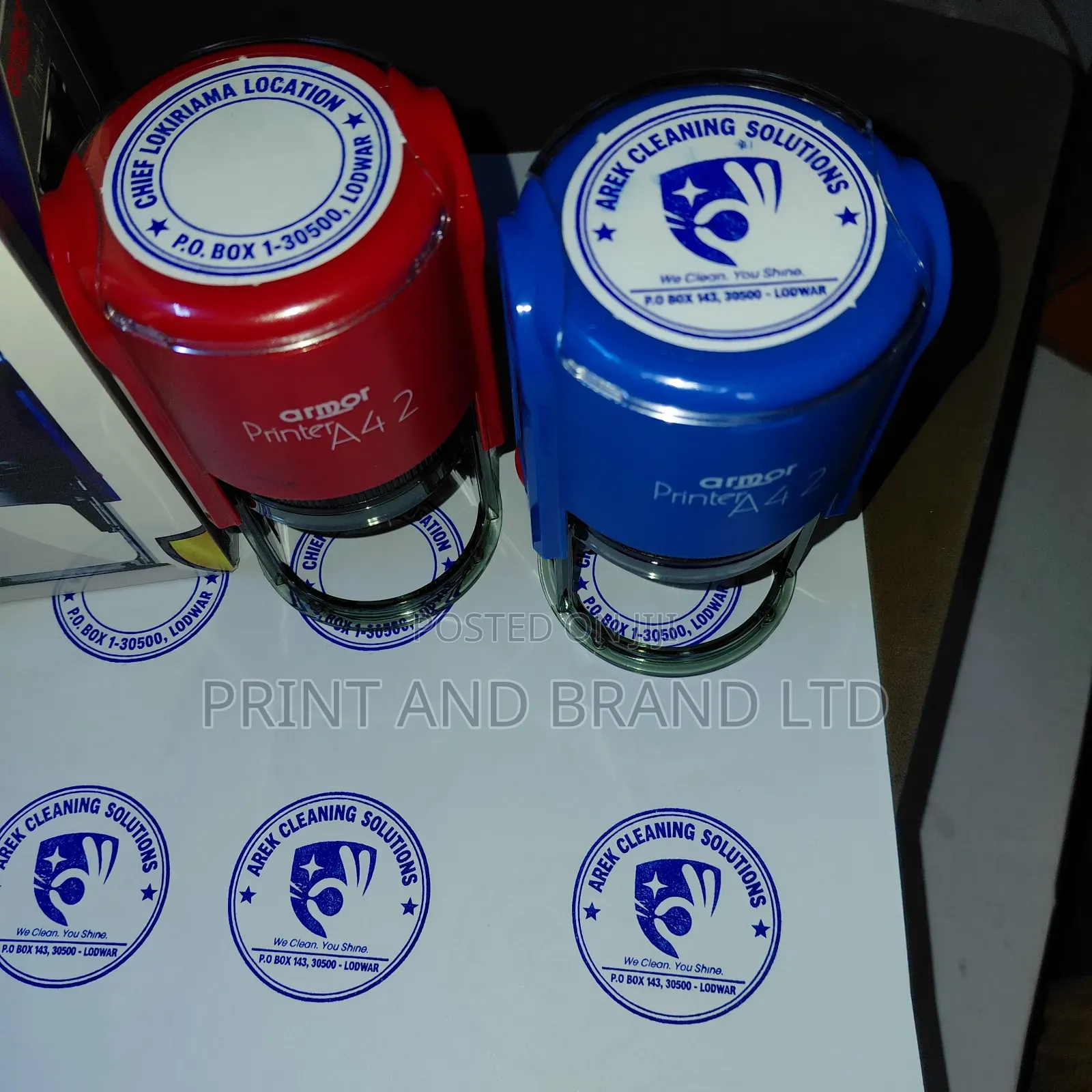 CUSTOM RUBBER STAMPS – FROM