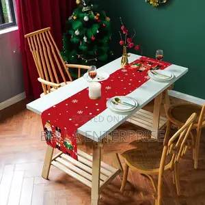 Christmas Themed Table Runner Stain Resistant Size:180*35cm