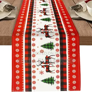 Christmas Themed Table Runner Stain Resistant Size:180*35cm
