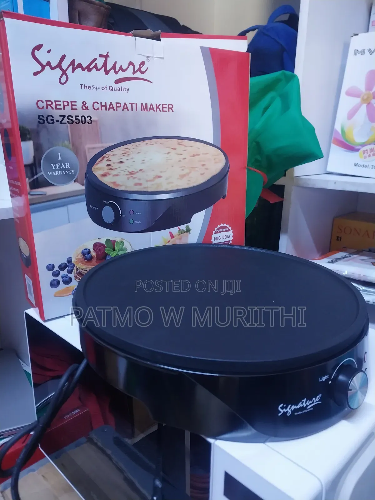 Signature Electric Chapati Maker Pan