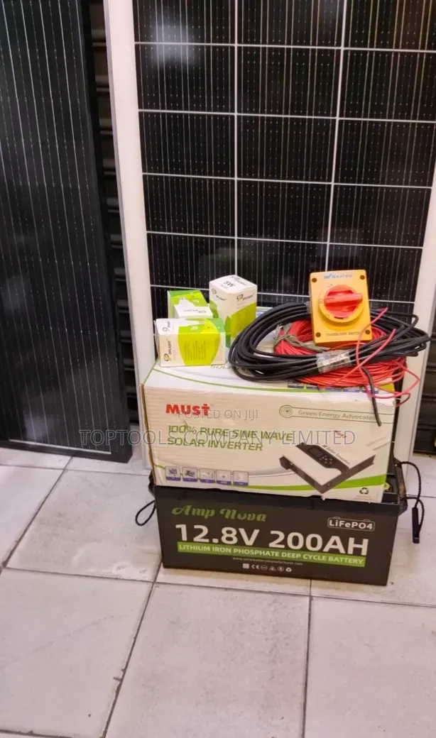 Must 2kw Lithium 200ah Battery 12v Package Kit